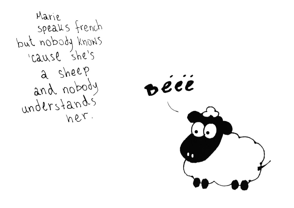 Marie, the sheep